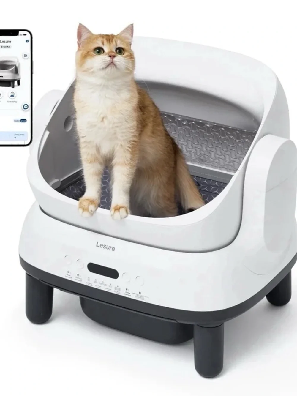 LESURE SELF CLEANING CAT LITTER BOX AUTOMATIC